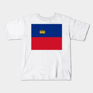 Liechtenstein flag Kids T-Shirt